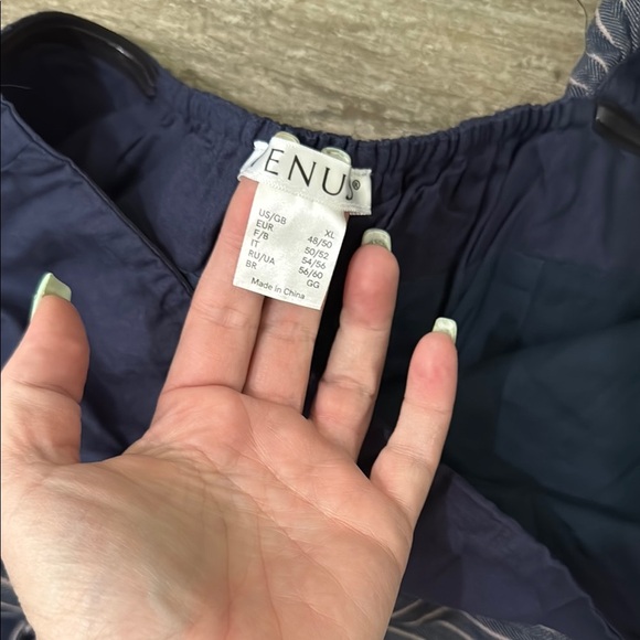 VENUS Blue Gray One Shoulder Sundress - Picture 4 of 11